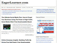 Tablet Screenshot of eagerlearner.com